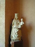 Statue de Vierge a l'enfant, pierre, XVIeme, prov. eglise St-Nazaire, Musee de Carcassonne (1)